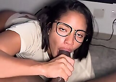 Cute secretary sucks her boss's BBC -amateur pair- nysdel