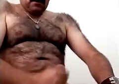 Str8 mustache married daddy play on bed 4