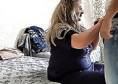 Homemade oral sex and anal sex with a aged woman with large titties and a large booty