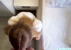 POV Busted in Her Panty Drawer — StepMom's Punishment - Cumshot
