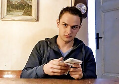 Hairy booty hottie getting screwed on all fours