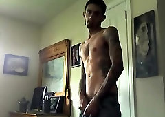 Hot skinny inked up thug