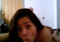Filipina Amateur Aline Blowjob and Swallow