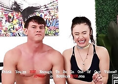 It all started like a regular scene... Until Tyler Schultz & Luna Lopez made it to the end of the scene and decided it was time to get down to bus