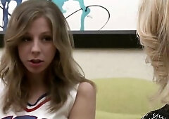 Busty Mature Cherie DeVille with younger girl