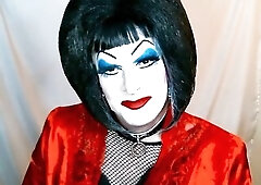 Enormous Makeup Sissy Sub Smokes during the time that talking obscene on livecam