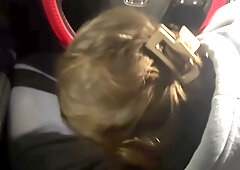 I Suck His Warm Cock In Public Parking, While Snowing