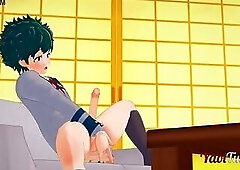 My Hero Academia Yaoi - Midoriya fingering