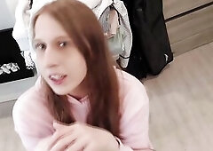 U caught your sissy roommate and recorded her