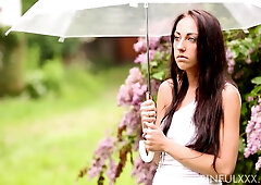 Dripping rain with wet beaver makes a great story!