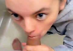 Young Nurse in Medical Center Helps Me Piss Then Deep-Throats my Bone to Help Me Sense Finer