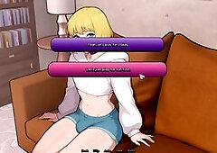 In english, stocking, boy anal
