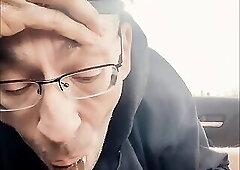 BIGGBUTT2XL GETS FEET AND GIVES A CAR BLOWJOB IN PHILADELPHIA DELCO AREA