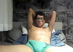 Fabulous male in amazing handjob, amateur homosexual sex scene