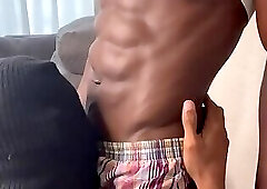 BLKTARZAN GETS THROATED