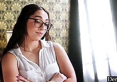 A precocious student blackmails her lecherous professor, and bites off twice as much as this babe can chew.