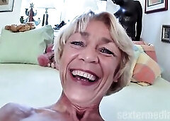 The brunette hair grandma Rita needs probably a potent Stecher anew. Cuz that babe quickly shows her large melons. Well-formed and pure nature. That&#