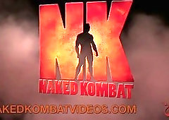 Gays wrestling and rough fucking after match