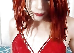 Horny Shemale Ride Cock