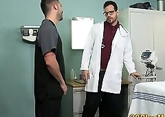 Gay doctor eating hunks ass