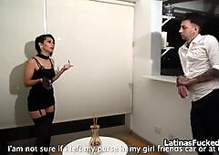 Sexy Latina spinner Meg has lost her keys but luckily for her the neighbor lets her in.. But they quickly jump on each other and have wild oral fun!