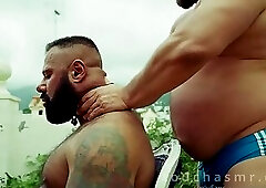 Alex mart is masturbation for a bigbear