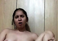 My sexy ally masturbates and makes movie scene