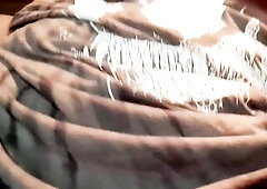 I play with myself in my gym clothing until I have to take 'em off to finish