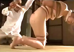 Cute Young Japanese Girl In Bondage And Anal Action
