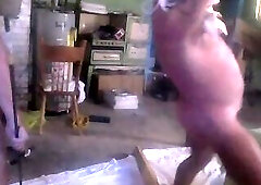 Slave flogged and caned