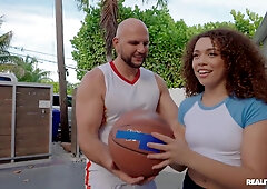 Perverted Ebony Teen 18+ Incredible Interracial Clip