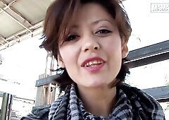 Short-Haired Colombian Hotty Gets Talked Into Going Home With a Stranger