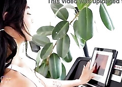 Pretty teen Jana Red calls her personal tutor to do some anal then that guy invites his allies to DAP her taut dark hole