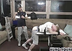 Helpless Ex Military masculine lad Fucked Foamy n Frothy