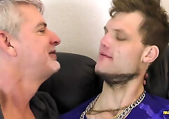 Richard Lennox In Jake Skittles Voraciously Kissing Each Other