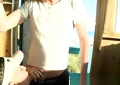 Lifeguard gets his butt fucked