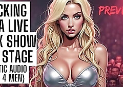 Banged on Stage in a Sex Show - Audio Porn