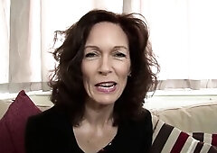 Marvelous aged in hawt nylons vibrates her unshaved pussy at the casting previous to reaching the peak.