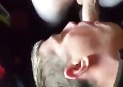 UK truck driver sucks local straight lad 3