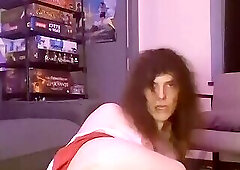 Just a Merry Chrismas, using a dildo to pleasure my ass