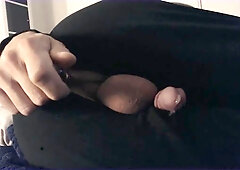 Dribbling spunk mega-bitch