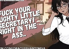 [F4M] Your Hawt Secretary Lets U Screw Her Taut Butt After Hours -- Audio Porn
