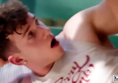 Men - Kenzo Alvarez Lets Finn August Ride Him, Then Drills Him In Bareback Doggystyle