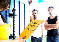 Threesome to fuck a MILF in debt - Kendra Lust