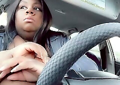 Nearly caught in car