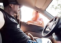 Asking for information with a jock sticking out to a hawt cutie at the bus stop!