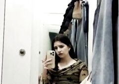 Lustful Teen With Constricted Vagina Masturbate At The Mall