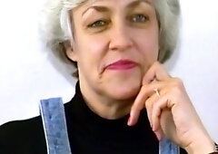 Lustful granny incredible porn scene
