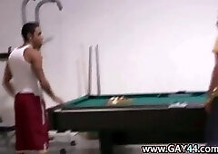 Deep chocolatehole sex on the red couch