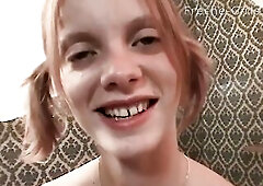 Skinny pole dancer is in the mood to bang anybody until this babe gets absolutely gratified